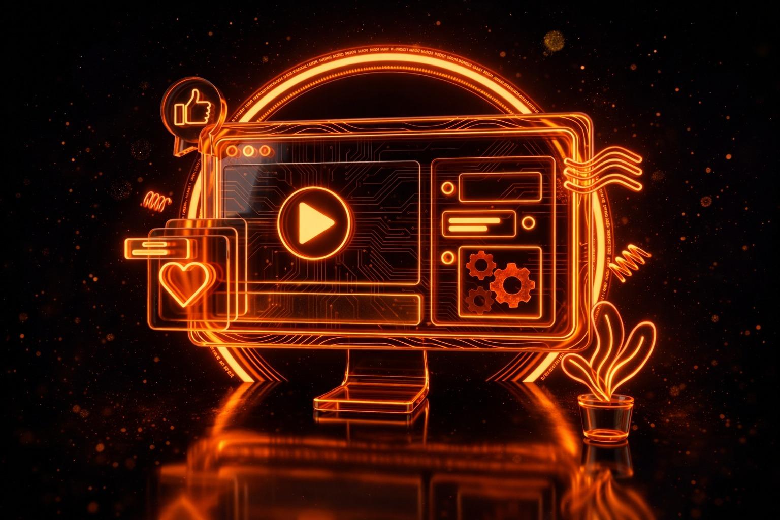 Ilustrație reprezentând crearea unui site web de prezentare personalizat