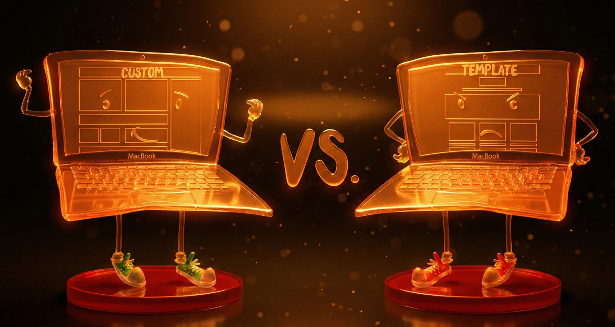 Ilustrație reprezentând crearea unui site web de prezentare personalizat