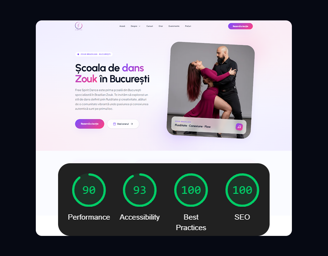 Ilustrație reprezentând procesul de creație a unui site web
